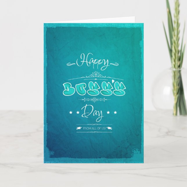 Happy Boss's Day Card (Front)