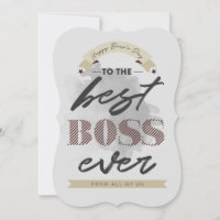 Happy Boss's Day Card