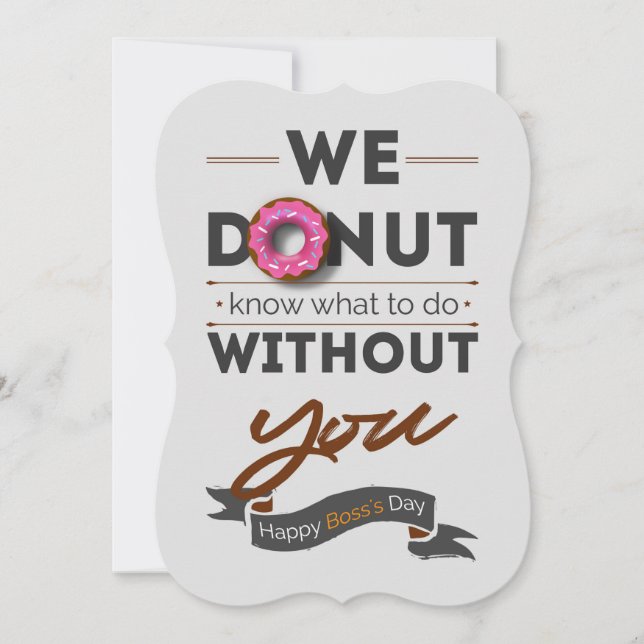 Happy Boss's Day Card (Front)