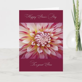 Happy Boss's Day For Female Boss Card by SueshineStudio at Zazzle