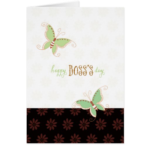 Happy Boss's Day for Female Boss Card | Zazzle