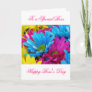 Happy Boss's Day for female boss with flowers Card