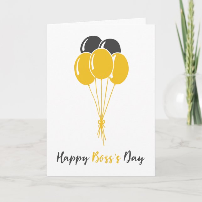 Happy Boss's Day Greeting Card (Front)
