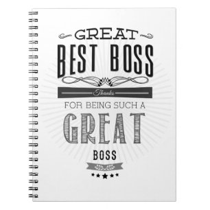 Happy Boss's Day Notebook