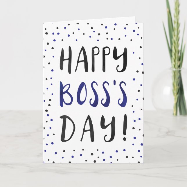 Happy Boss's Day Thank You Card (Front)