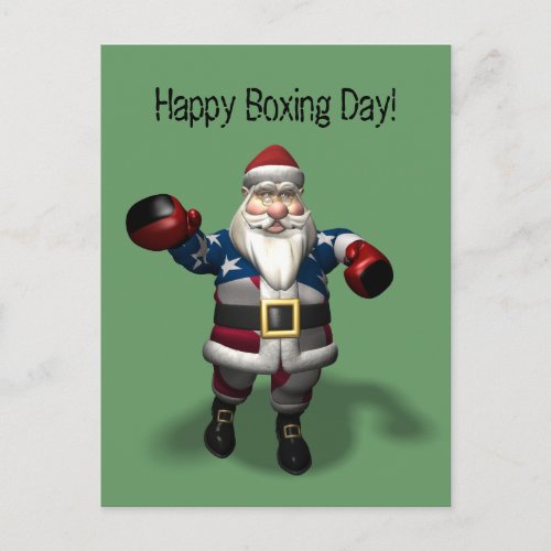 Happy Boxing Day Postcard