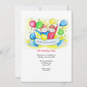 Happy Boys Birthday Invitation