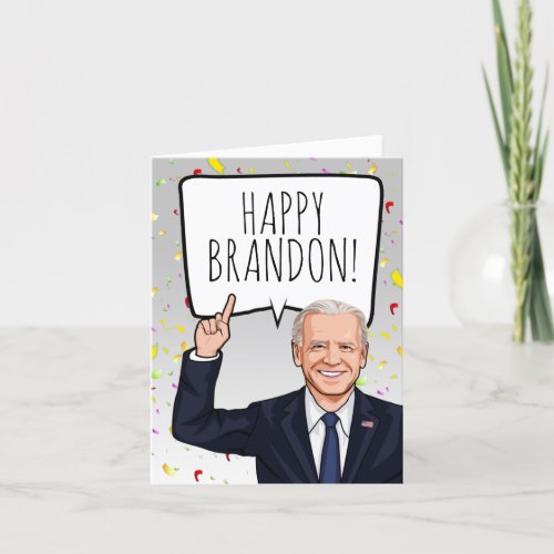Happy Brandon Lets go Birthday Card