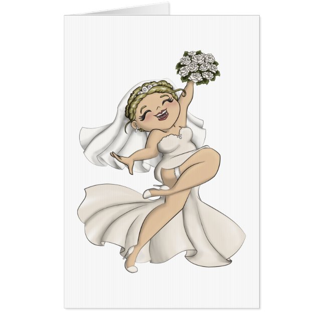 Happy Bride 02 Card (Front)