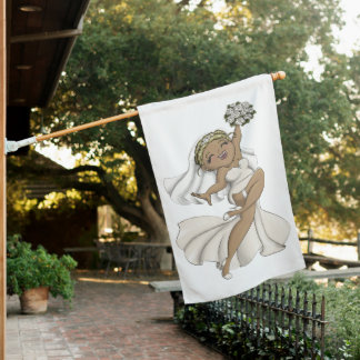 Happy Bride 02 House Flag