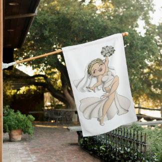 Happy Bride 02 House Flag