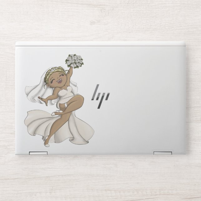 Happy Bride 02 HP Laptop Skin (Front)