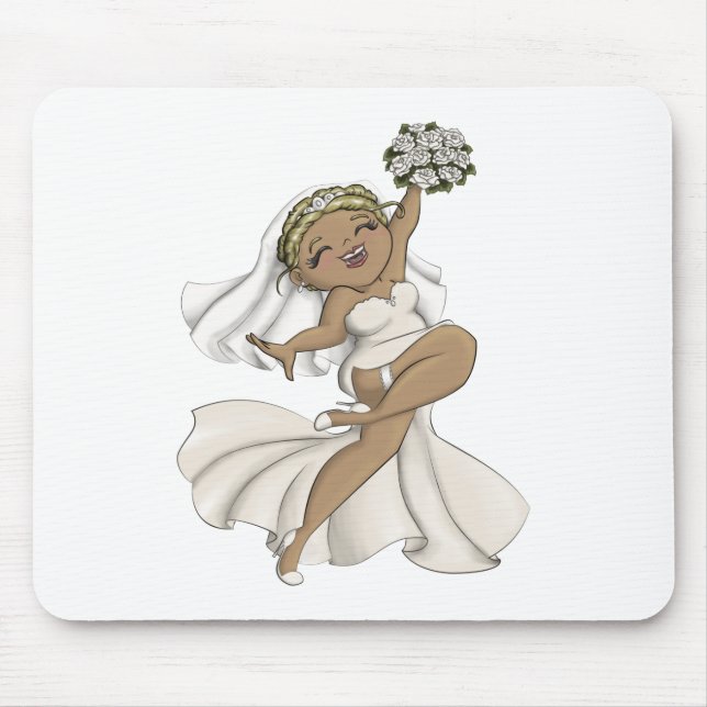 Happy Bride 02 Mouse Pad (Front)