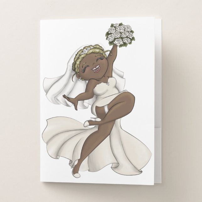 Happy Bride 02 Pocket Folder (Front)