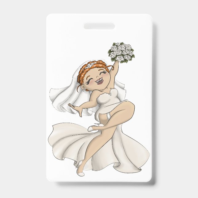 Happy Bride 03 Badge (Front)