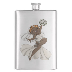 Happy Bride 03 Flask