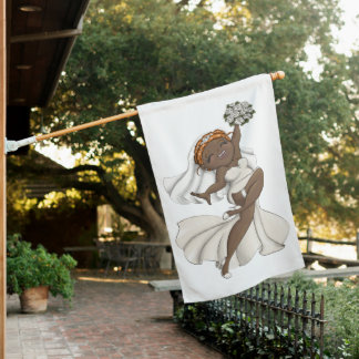 Happy Bride 03 House Flag