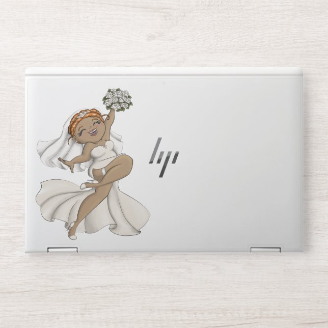 Happy Bride 03 HP Laptop Skin (Front)