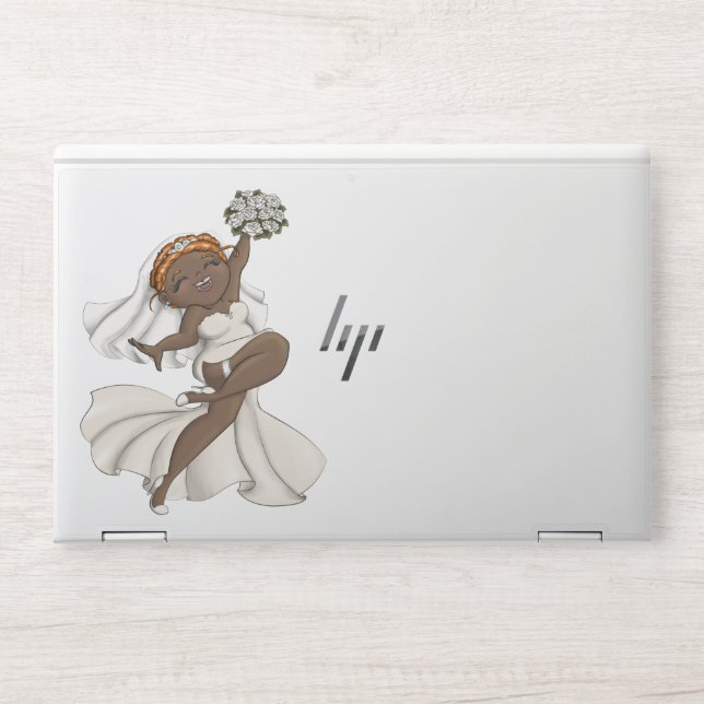 Happy Bride 03 HP Laptop Skin (Front)