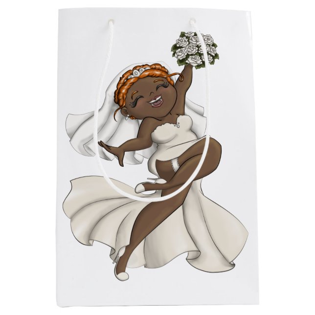 Happy Bride 03 Medium Gift Bag (Front)