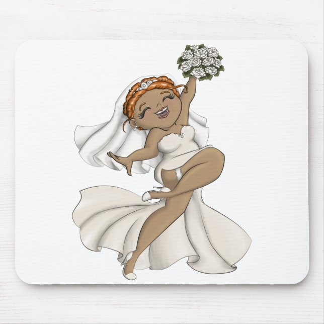 Happy Bride 03 Mouse Pad (Front)