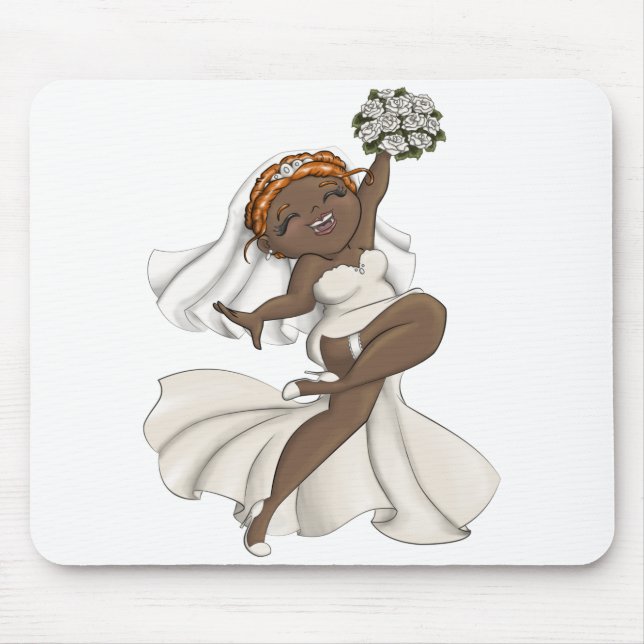 Happy Bride 03 Mouse Pad (Front)