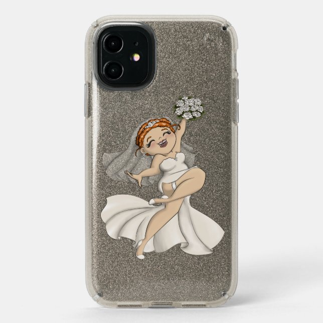 Happy Bride 03 Speck iPhone 11 Case (Front (Black Phone))