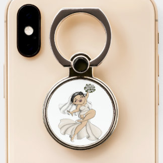 Happy Bride 11 Phone Ring Stand