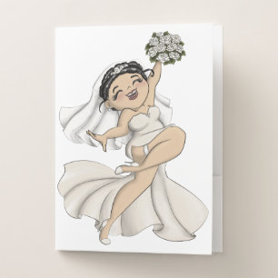 Happy Bride 11 Pocket Folder