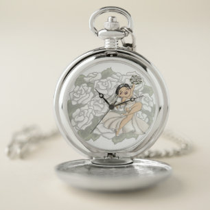Happy Bride 11 Pocket Watch