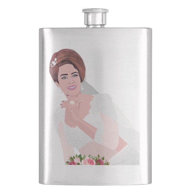 HAPPY BRIDE FLASK (Front)