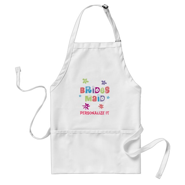 Happy Bridesmaid Adult Apron (Front)