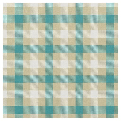 Happy bright beautiful blue tartan pattern modern  fabric