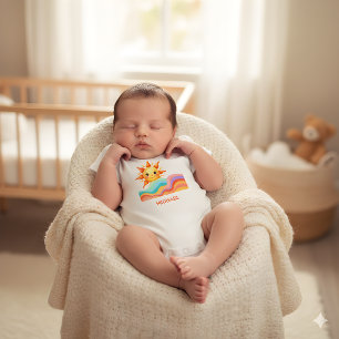 Happy Bright Summer  Baby Bodysuit