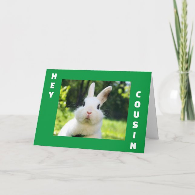 HAPPY  BRITHDAY FROM YOUR FAVORORITE COUSIN HOLIDAY CARD (Front)