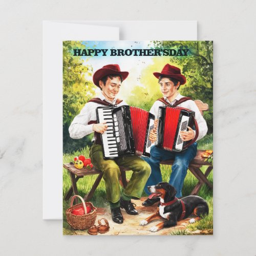 HAPPY BROTHERS DAY GREETING CARD