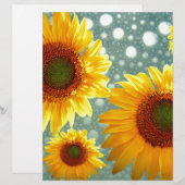 Happy Bubbly Sunflowers (Front/Back)