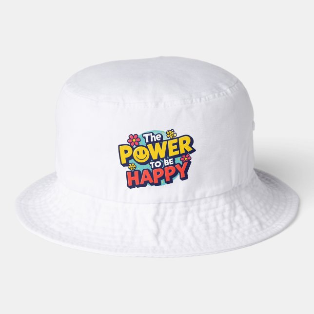HAPPY BUCKET HAT (Spring/Summer Edition)   (Front)