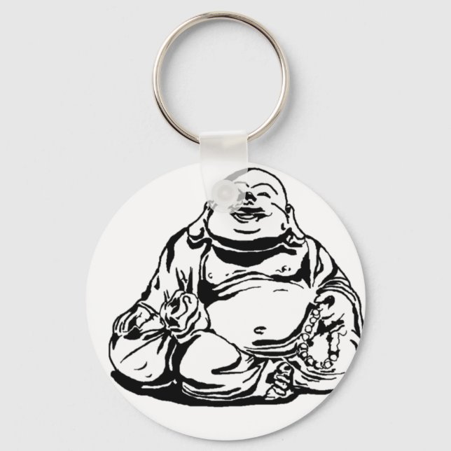 Happy Buddha Keychain (Front)