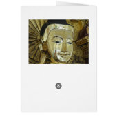 Happy Buddha Meditating Praying Eyes Open (Back)