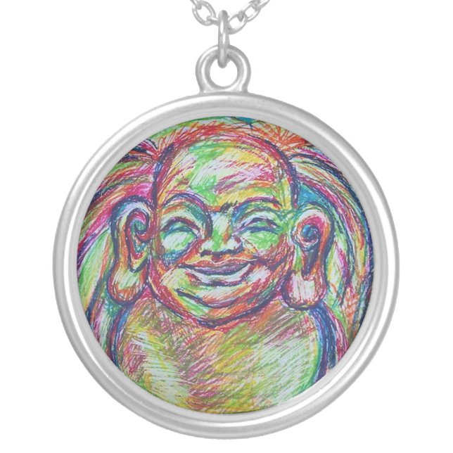 Happy Buddha Necklace (Front)
