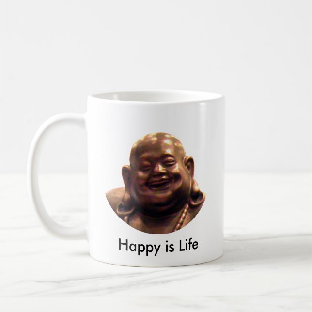Happy Buddha Shanghai 2002 Circle The MUSEUM Zazz Coffee Mug (Left)