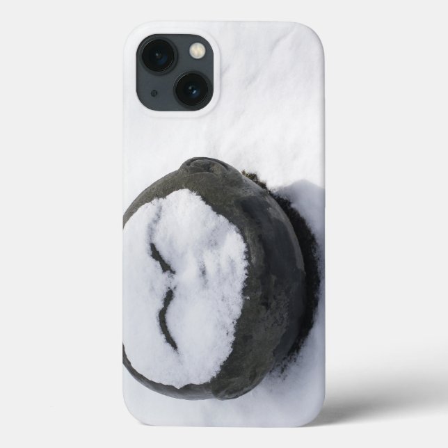 Happy Buddha With Snow Facial Case-Mate iPhone Case (Back)