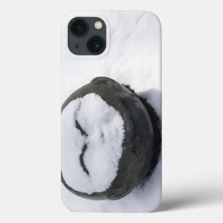 Happy Buddha With Snow Facial iPhone 13 Case