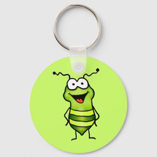 Happy Bug Keychain