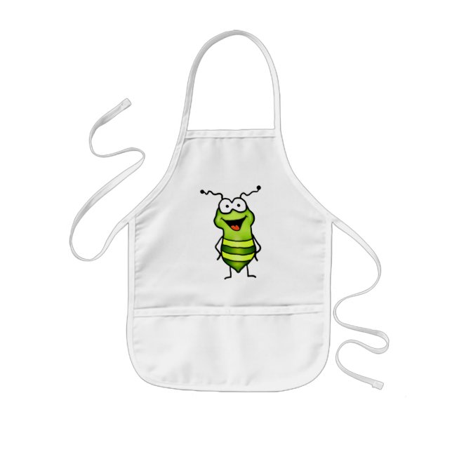 Happy Bug Kids' Apron (Front)