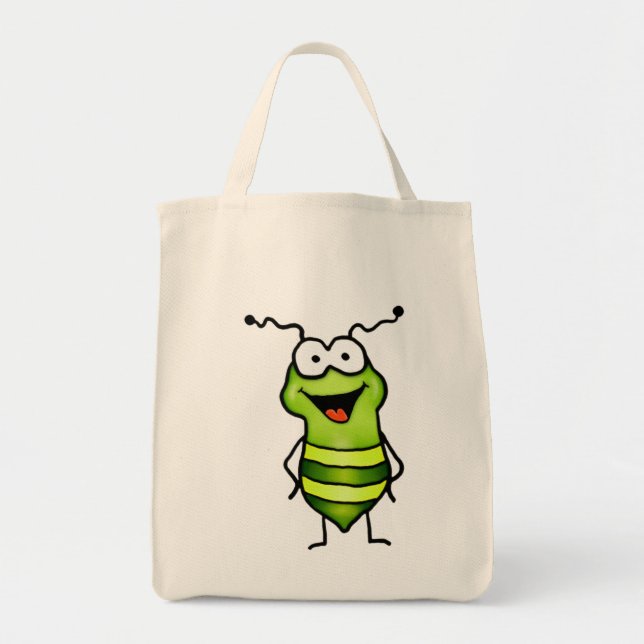 Happy Bug Tote Bag (Front)