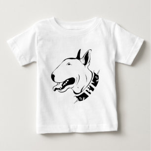 Happy Bull Terrier Baby T-Shirt