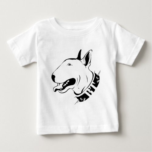 Happy Bull Terrier Baby T_Shirt