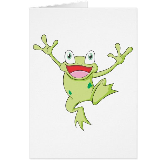 Happy Bullfrog Cards (Front)